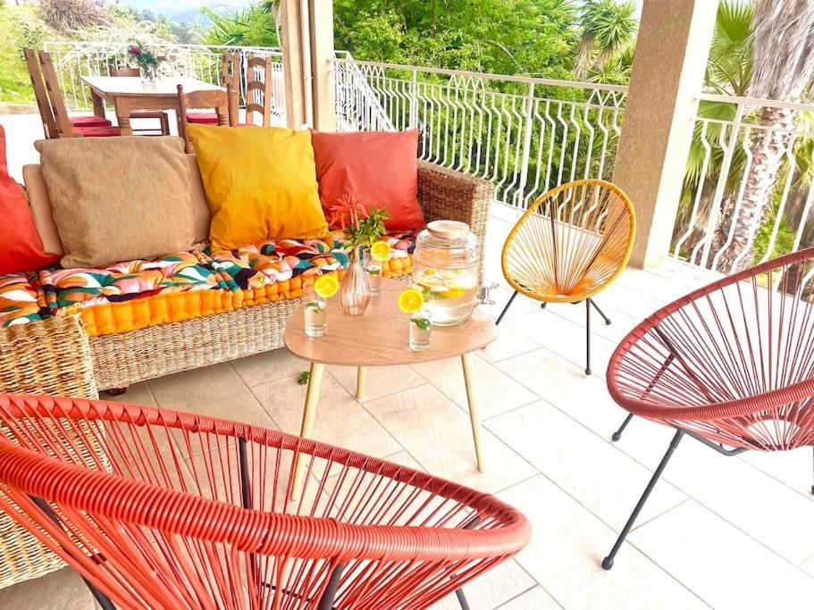 Villa Proche Ajaccio Et Mer Exclusive 2 A 10 Voyageurs Bastelicaccia Extérieur photo